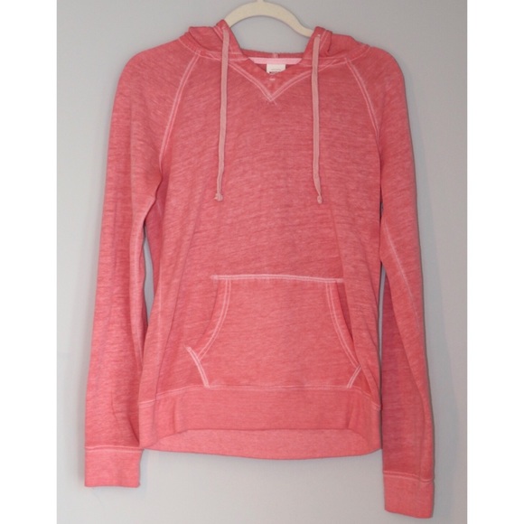 coral pink sweatshirt